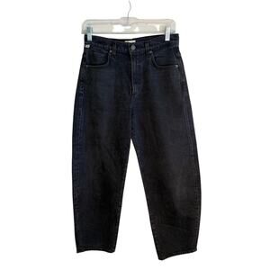 Citizens of Humanity Jeans Womens 26 Fits 28x25 Black Calista Curve Barrel Denim
